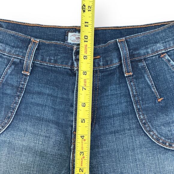 Levi’s 515 Denim Shorts Womens Size 6 Medium Wash Stretch 5" Inseam Preppy Y2K - Picture 8 of 9